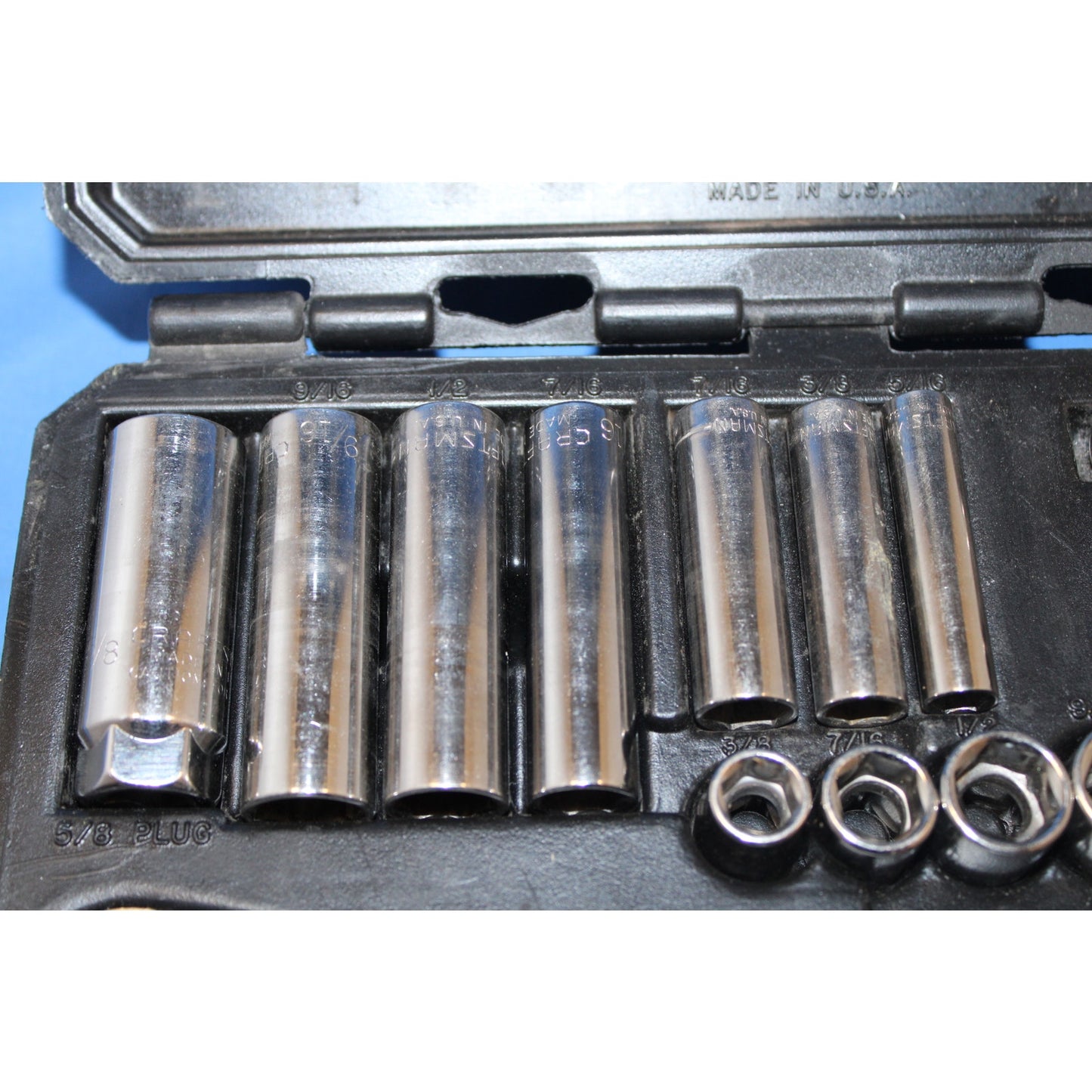 Craftsman 34788 3/8" and 1/4" Drive SAE 6 Point Deep/Shallow Socket Ratchet Set