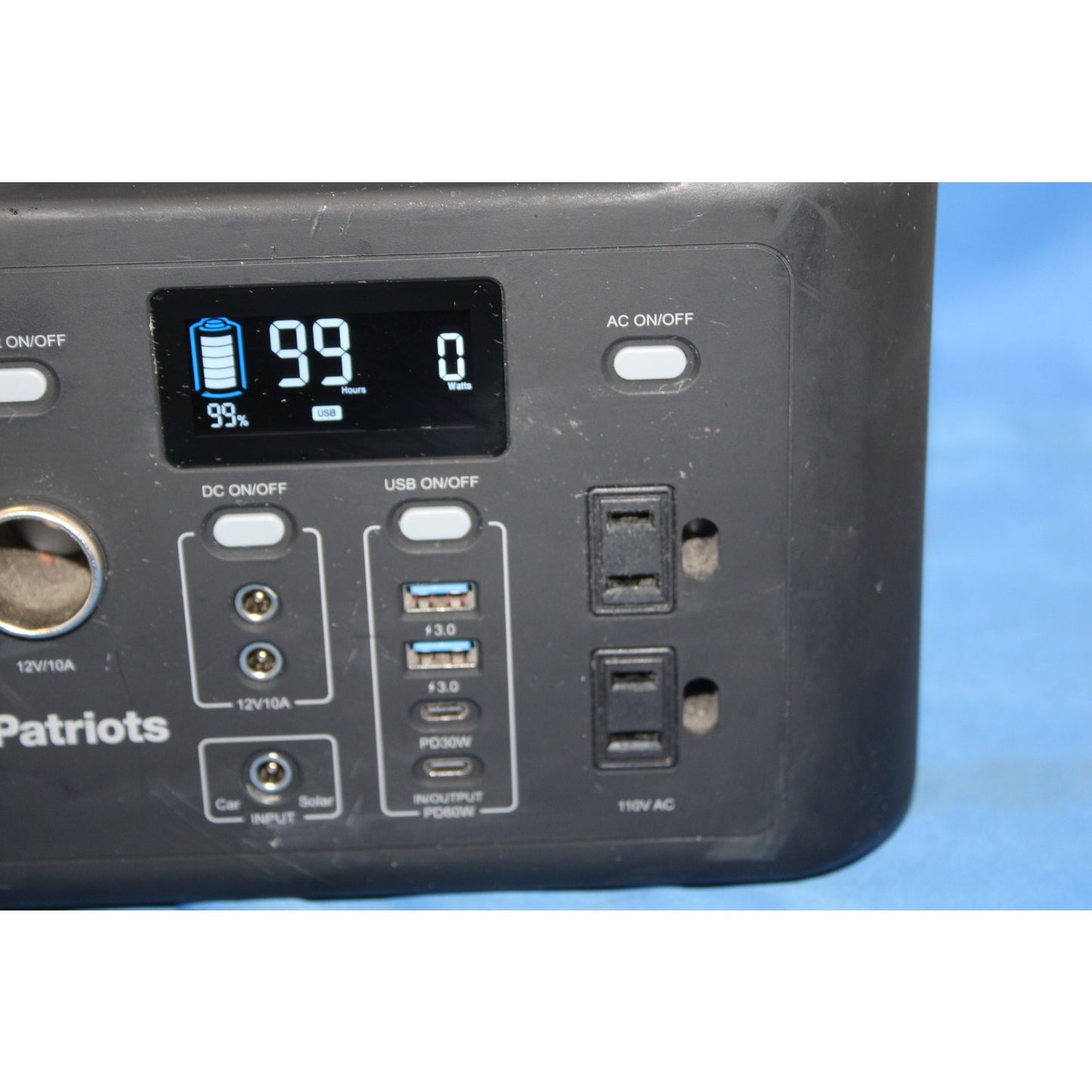 Patriots D320 300w Power Sidekick Solar Generator, Portable Power Station