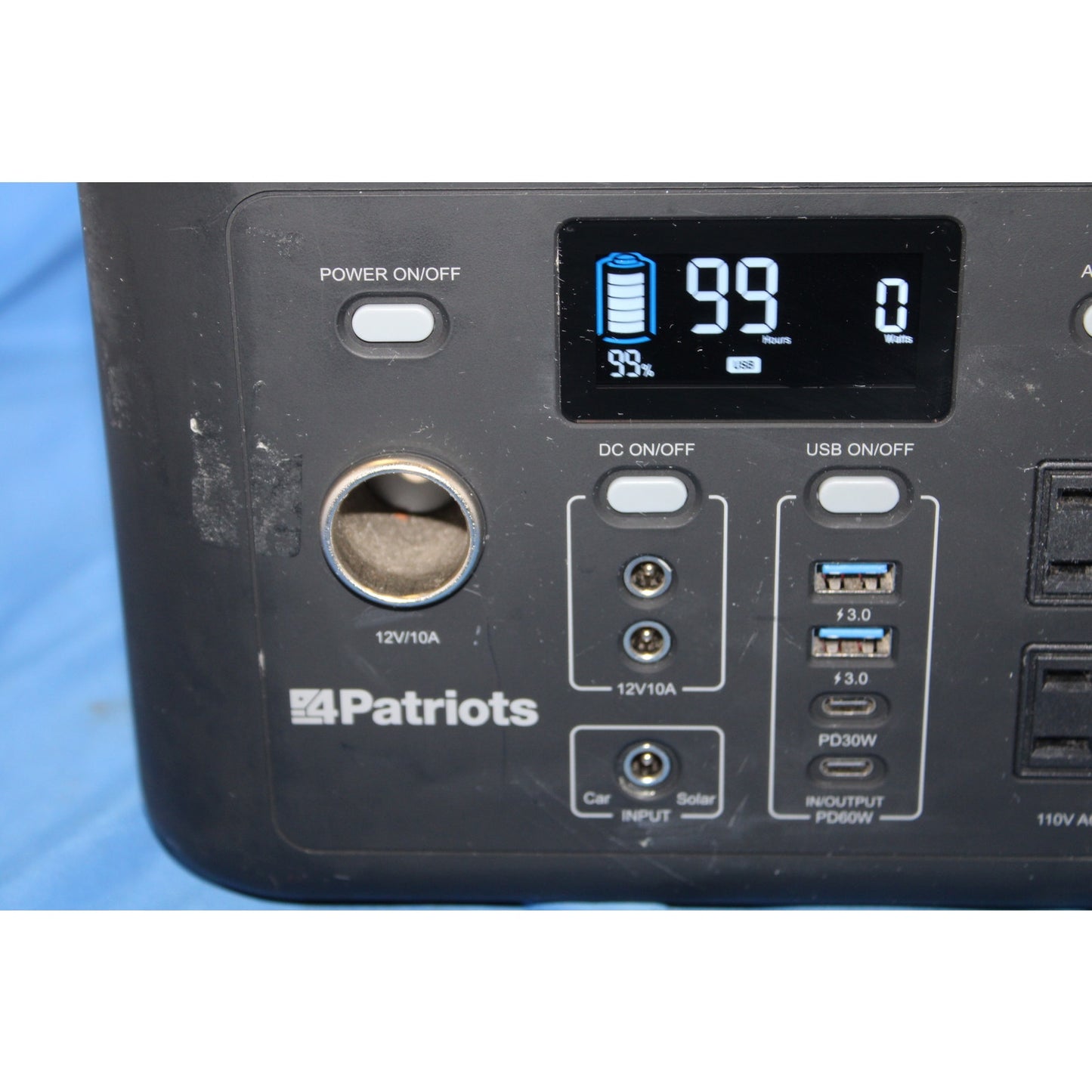 Patriots D320 300w Power Sidekick Solar Generator, Portable Power Station