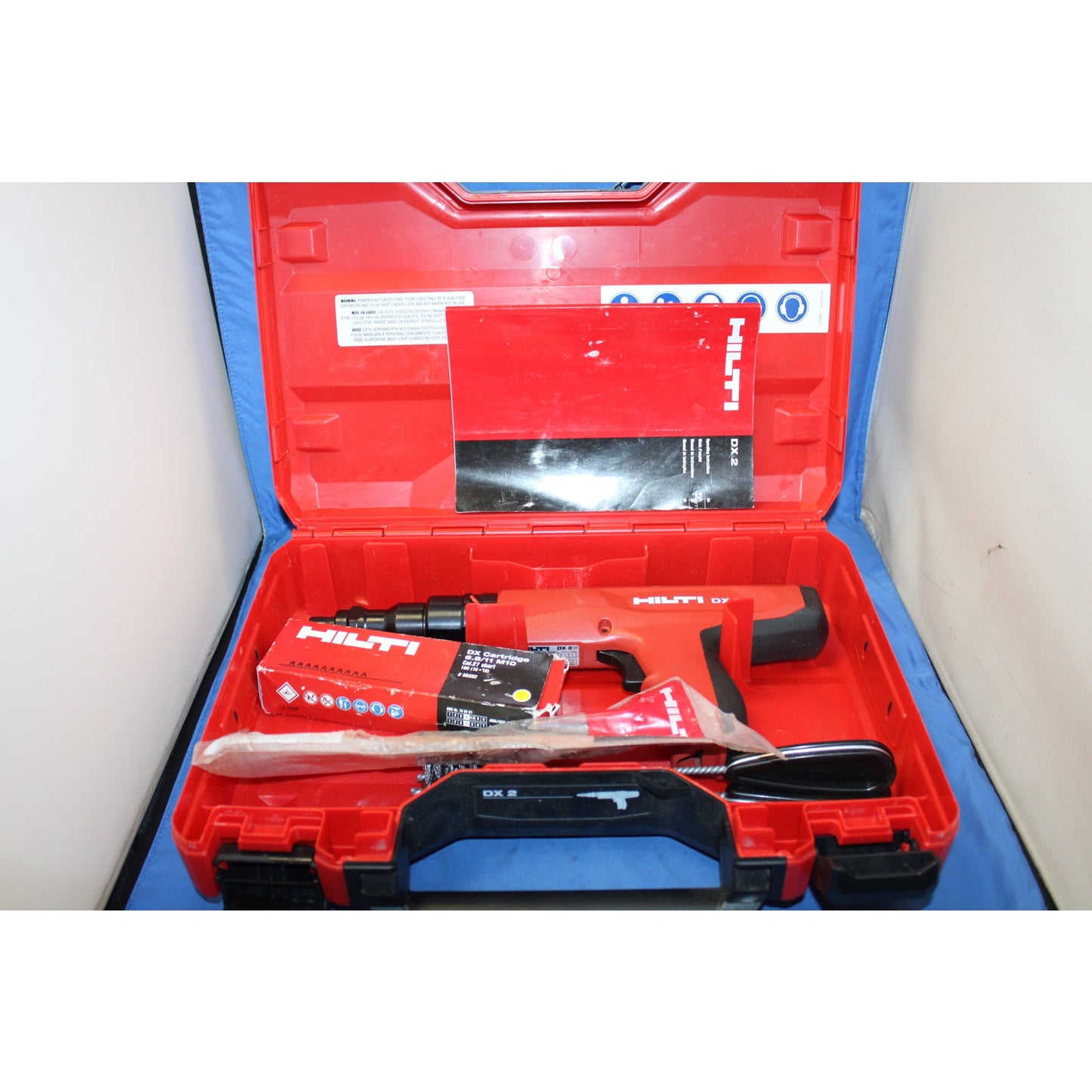 Hilti DX 2 Powder Actuated Fastening Tool with Extra Piston Kit