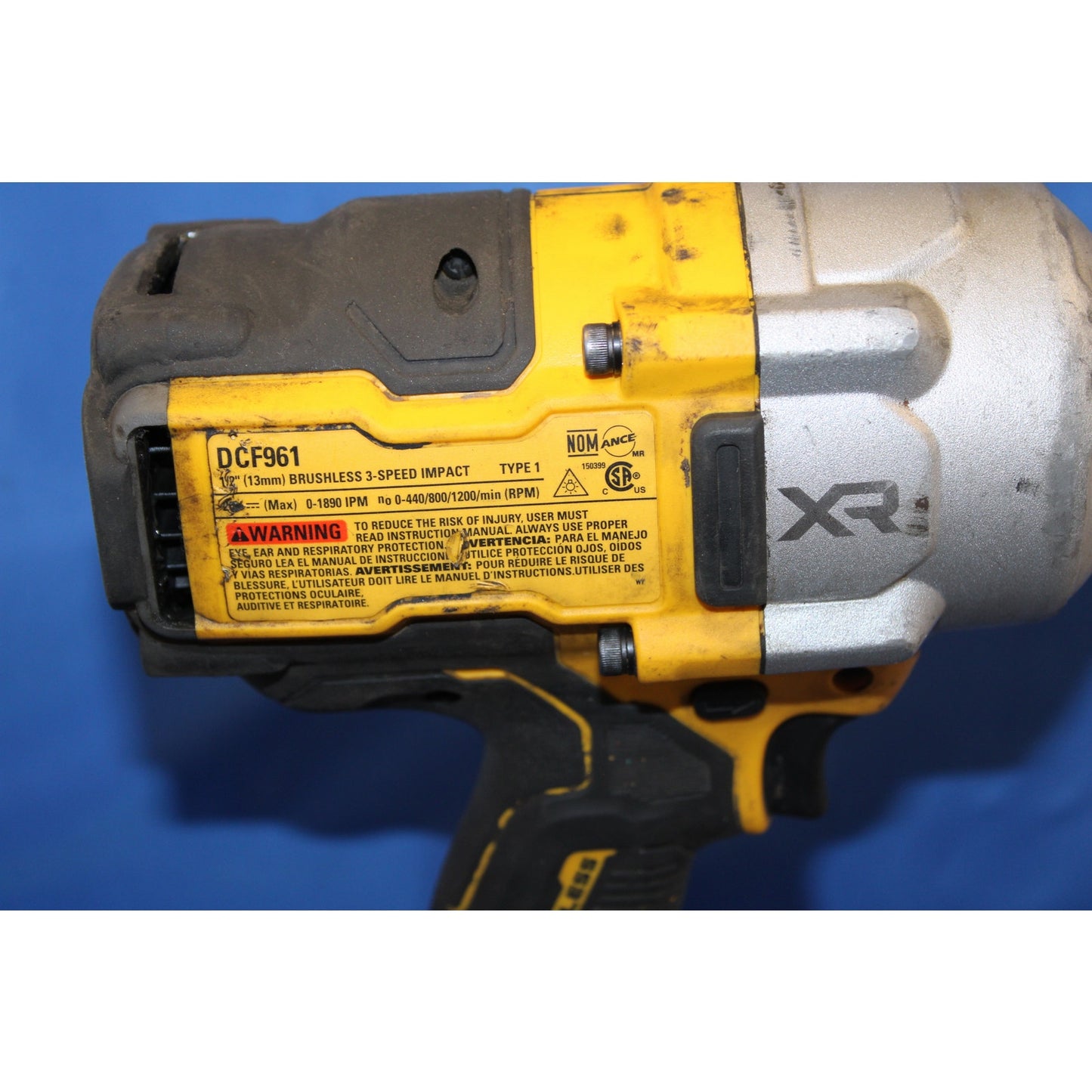 DeWalt DCF961 20V, Brushless, 1/2" Dr, Impact Wrench w/ 8ah Battery+Fast Charger