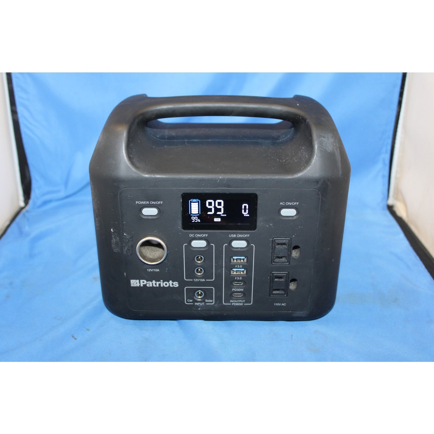 Patriots D320 300w Power Sidekick Solar Generator, Portable Power Station