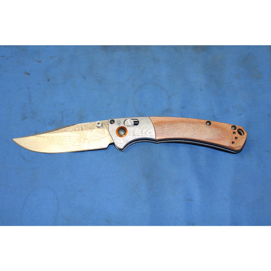 Benchmade Mini Crooked River 15085-2204 Hunt Artist Series Pheasant, Pocket Knife