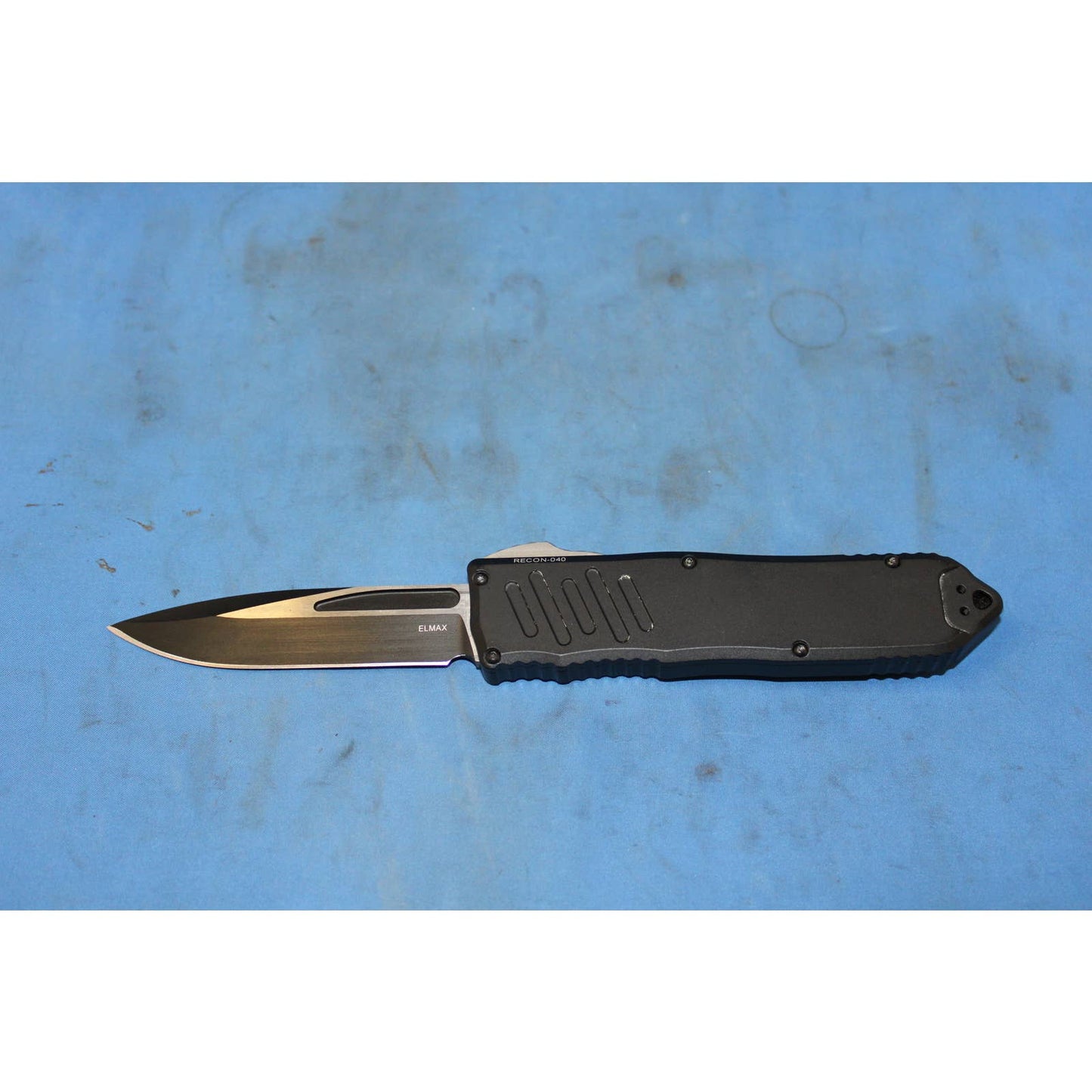 Guardian Tactical Recon-040 ELMAX Two Tone Black, OTF Auto Knife