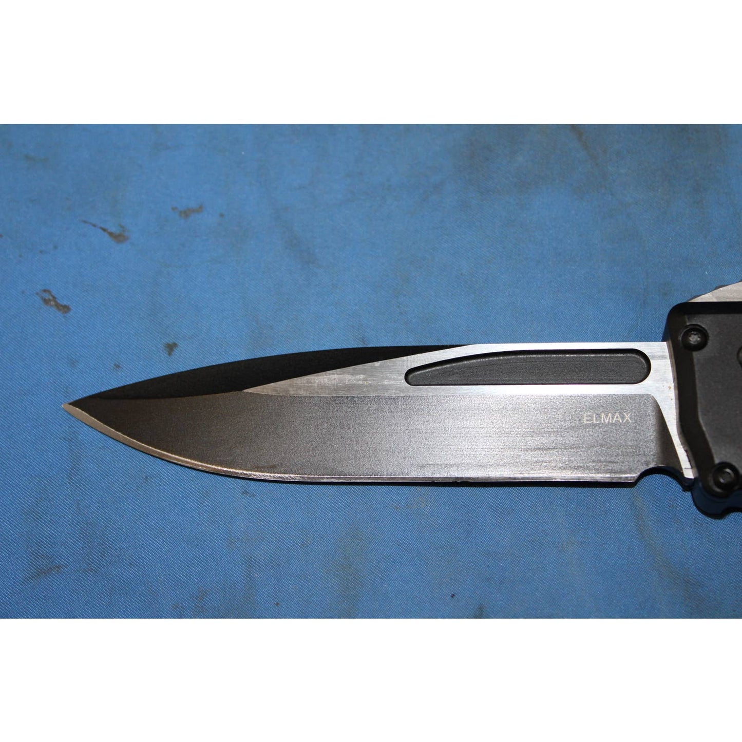 Guardian Tactical Recon-040 ELMAX Two Tone Black, OTF Auto Knife