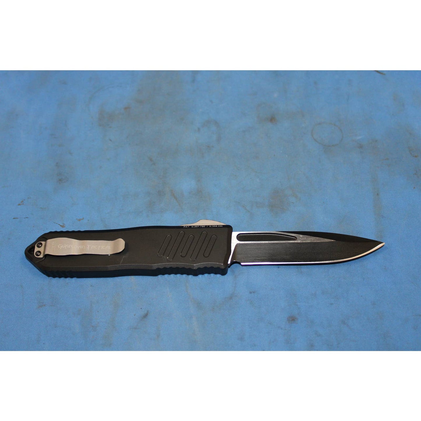 Guardian Tactical Recon-040 ELMAX Two Tone Black, OTF Auto Knife