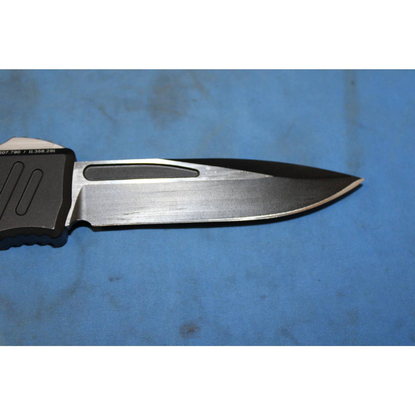 Guardian Tactical Recon-040 ELMAX Two Tone Black, OTF Auto Knife