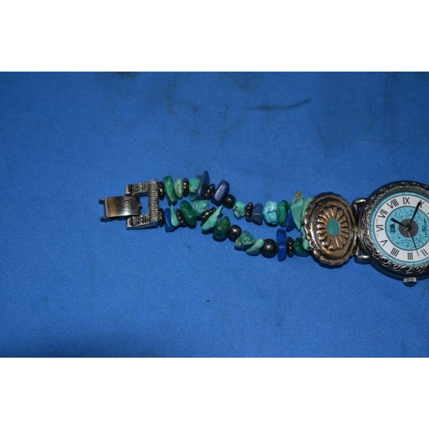 Navajo Sterling Silver Turquoise Watch