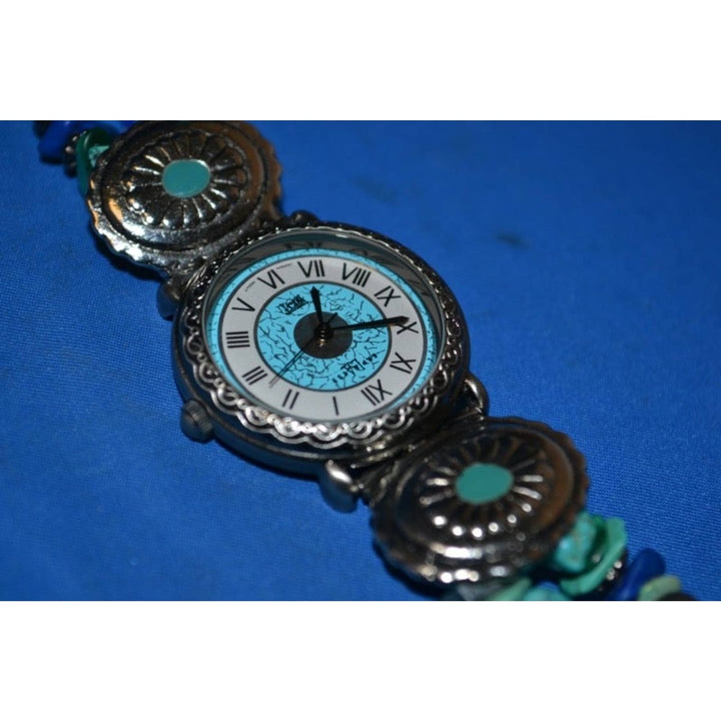 Navajo Sterling Silver Turquoise Watch