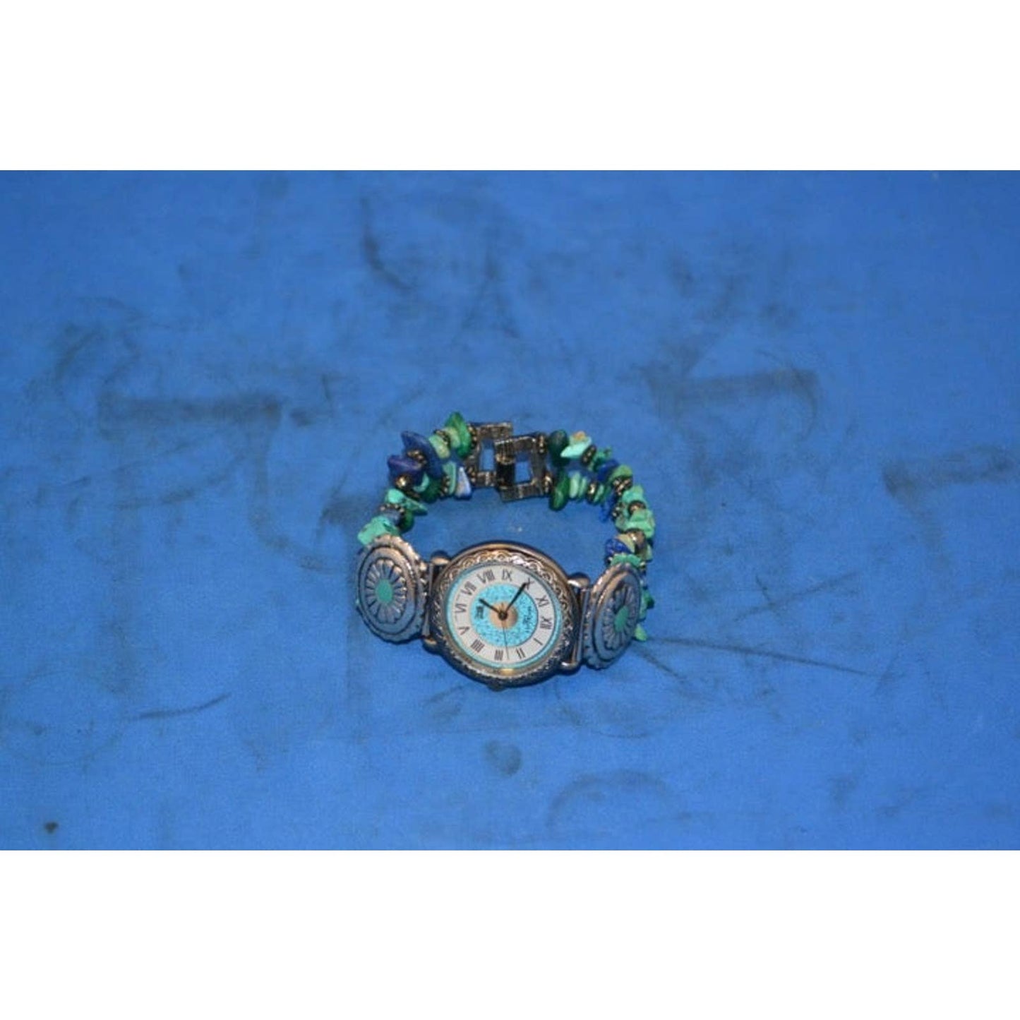 Navajo Sterling Silver Turquoise Watch